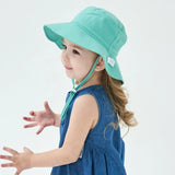 Summer Baby Sun Hat Baby Sun Hat for Girls and Boys Outdoor Neck Ear Cover Anti UV Kids Beach Caps Bucket Cap 0-8 Years