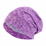 Unisex Men Women Beanie Cotton Night Sleep Cap Bonnet Chemo Hat Headwear Turban Baggy Hair Care Nightcap Pullover Hat Solid Colo