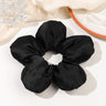 Extra Large Flower Elastic Hair Tie For Women Solid Color Rubber Bands Headband Scrunchie Ponytail Holder Hair Accessories