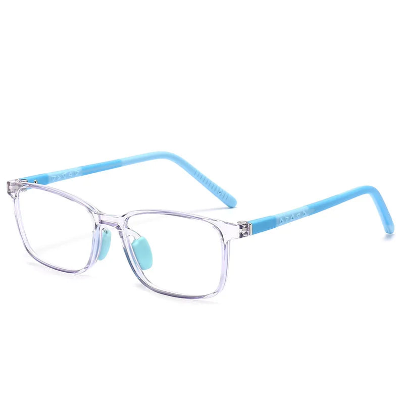 54671 Square Blue Light Blocking Glasses for Girl Optical Glasses Frame Boy Anti Glare Computer Eyeglasses Child Uv400