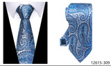 100% Silk Brand Purple Tie Men Necktie High Quality Mix Colors Silk 7.5 cm Gravatas Accessories Wedding April Fool's Day