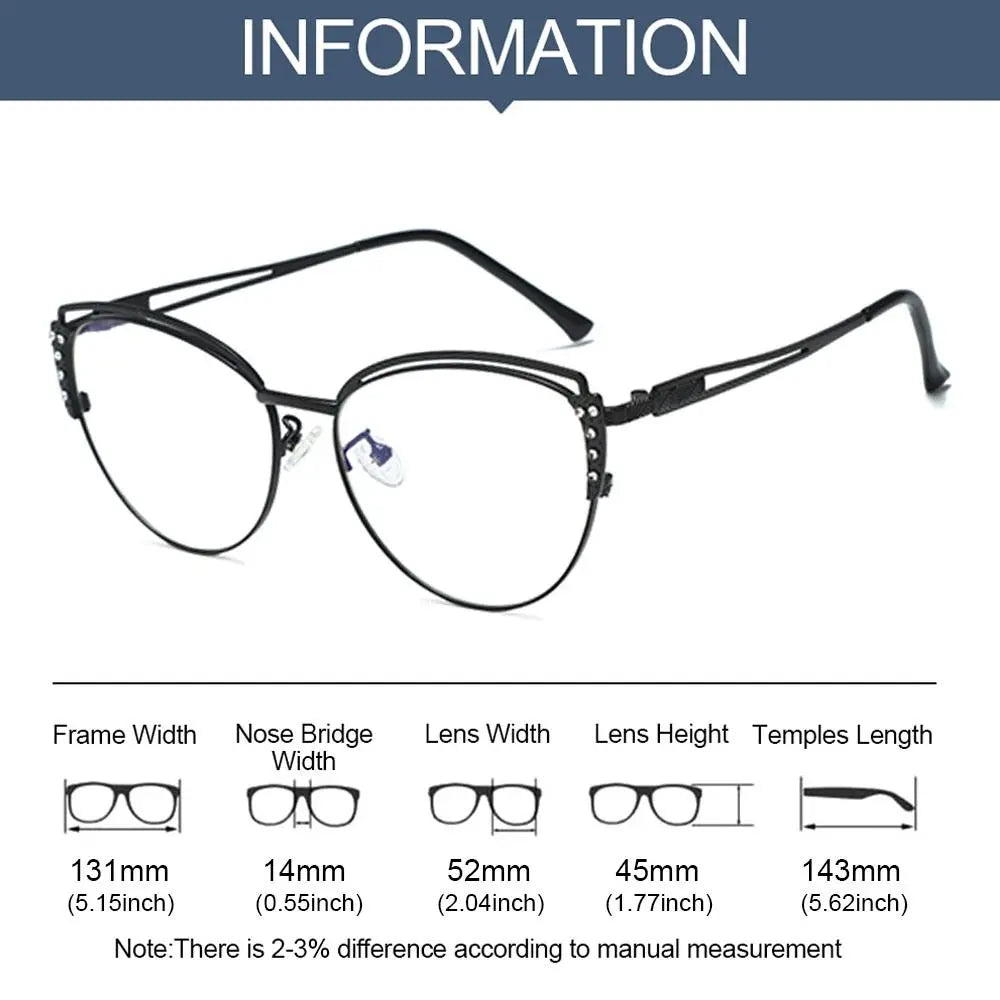 Blue Ray Blocking Anti-Blue Light Glasses Ultralight Metal Computer Goggles Eye Protection Square Eyeglasses Men Women