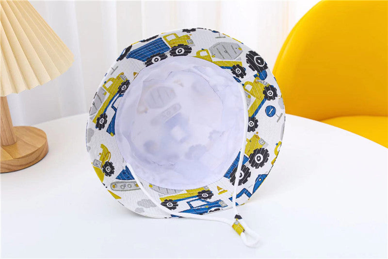 Summer Panama Baby Girls Hat Autumn Cartoon Boys Fisherman Hat Baby Sun Hat Outdoor UV Bucket Hat for Kids Toddler Bonnets