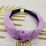 Fashion Top Knot Satin Headbands Wide Fabric Makeup Hairbands for Women Girls Ladies Washing Hair Hoops Bezel Hair Accessories