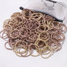 50PCS Macaron Rubber Band Hairband Headband High Elastic Durable Hair Ring Tied High Ponytail Women's Kids Hair Headwear