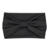 Headwrap Solid Color Knot Wide Headbands for Women Soft Cotton Sports Elastic Hair Bands Accessories Yoga Bandana Bandage
