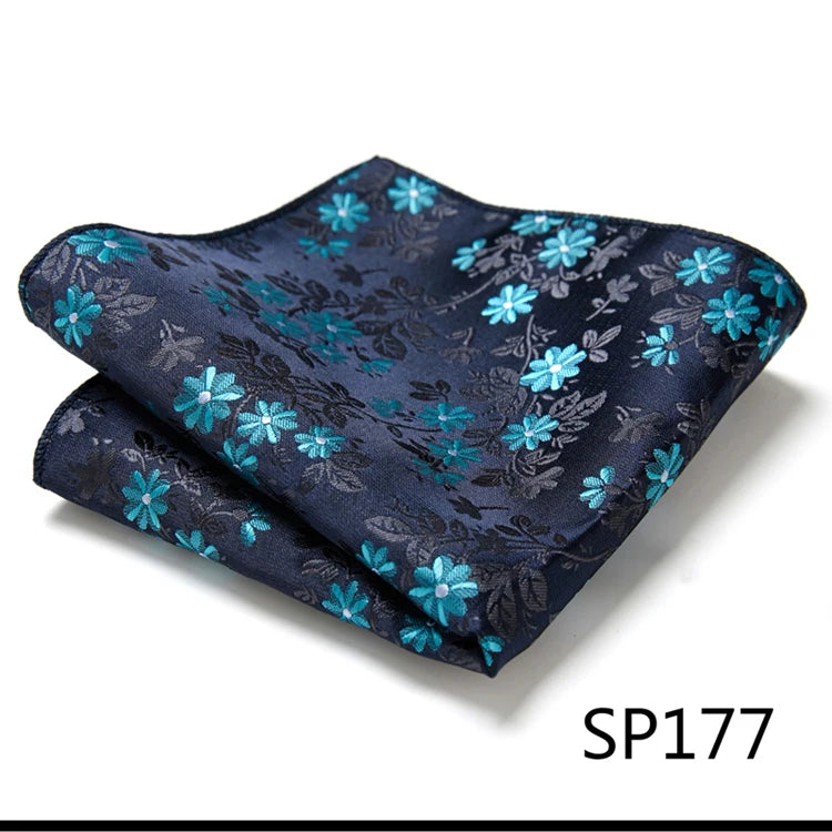 Pocket Square Handkerchief Nice Handmade Woven 100% Silk Hanky Pocket Square Printed  hombre Pink Office Clothing accessories