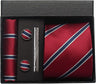 Classic 100% Silk Men's Ties In Gift box 8cm Plaid Dot Striped Business Necktie Handkerchief Cufflinks Wedding Party Tie Set
