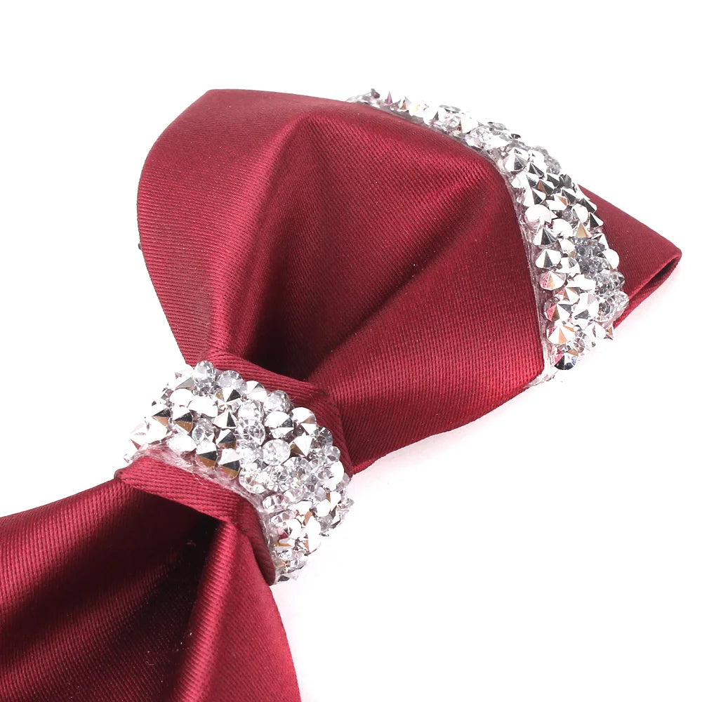 Wedding Bow ties For Groom Fashion Casual Bow tie For Men Women Party Bow knot Adult Bow Ties Cravats Groomsmen Solid Bowties