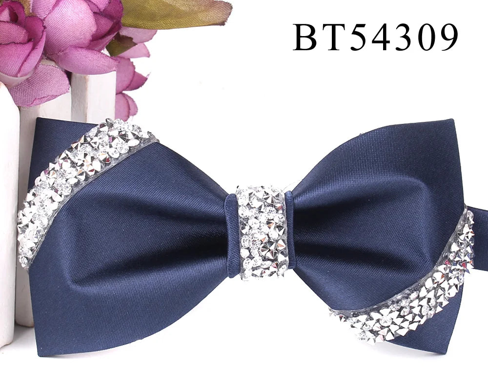 Wedding Bow ties For Groom Fashion Casual Bow tie For Men Women Party Bow knot Adult Bow Ties Cravats Groomsmen Solid Bowties