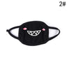 1pc Mouth Face Mask Unisex Cotton Dustproof Mouth Face Mask Anime Cartoon Bear Women Men Muffle Face Mouth Party Masks