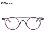 55266 Pure Titanium Glasses Frame Men Round Punk Eyewear 2022 New Male Classic Full Optical Prescription Eyeglasses Frames