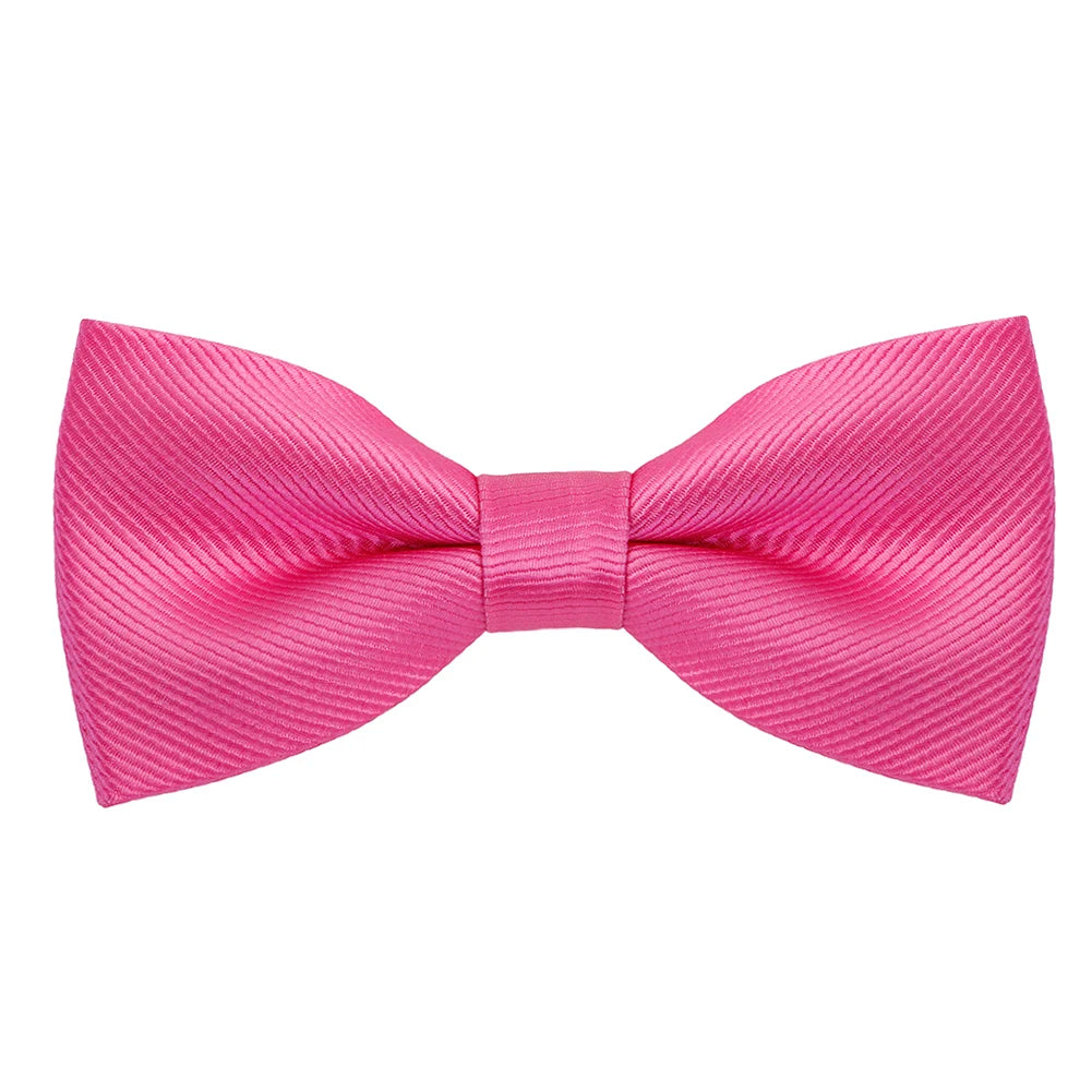 HUISHI Bow Ties For Men Solid Stripe Black Pearl White Bowtie Elegant Mans Bussiness Wedding Party Accessories Butterfly Bow