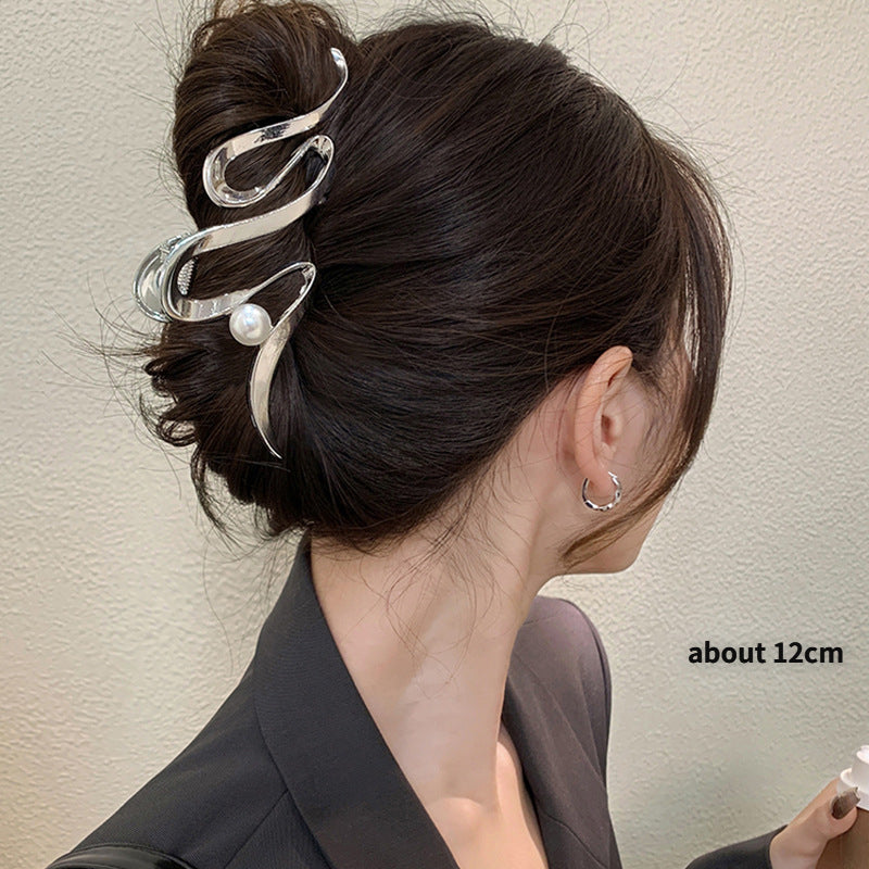 2023 New Fashion Metal Hair Claws Clip for Women Girls Trendy Hair Clip Barrette Hairpins Party Headwear Hair Accessories Tiara
