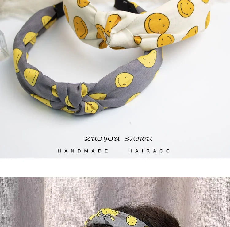 New Flower Headbands For Women Hair Hoop Knot Turban Headband Elastic Hairband Hair Accessories for Girls No Slip Stay