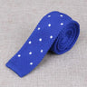 Men's Suits Knit Tie Plain Necktie For Wedding Party Tuxedo Casual Dots Woven Skinny Gravatas Cravats Accessories 25colors