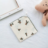 Cotton Baby Face Towel Newborn Baby Items 4 Layer Muslin Baby Bibs Handkerchief Soft Saliva Towel Triangle Feeding Burp Cloths