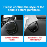 Leather Car Rear Seat Back Handle Decal Cover Protective Sticker For Mini Cooper R56 R55 F56 F57 Interior Decorative Accessories