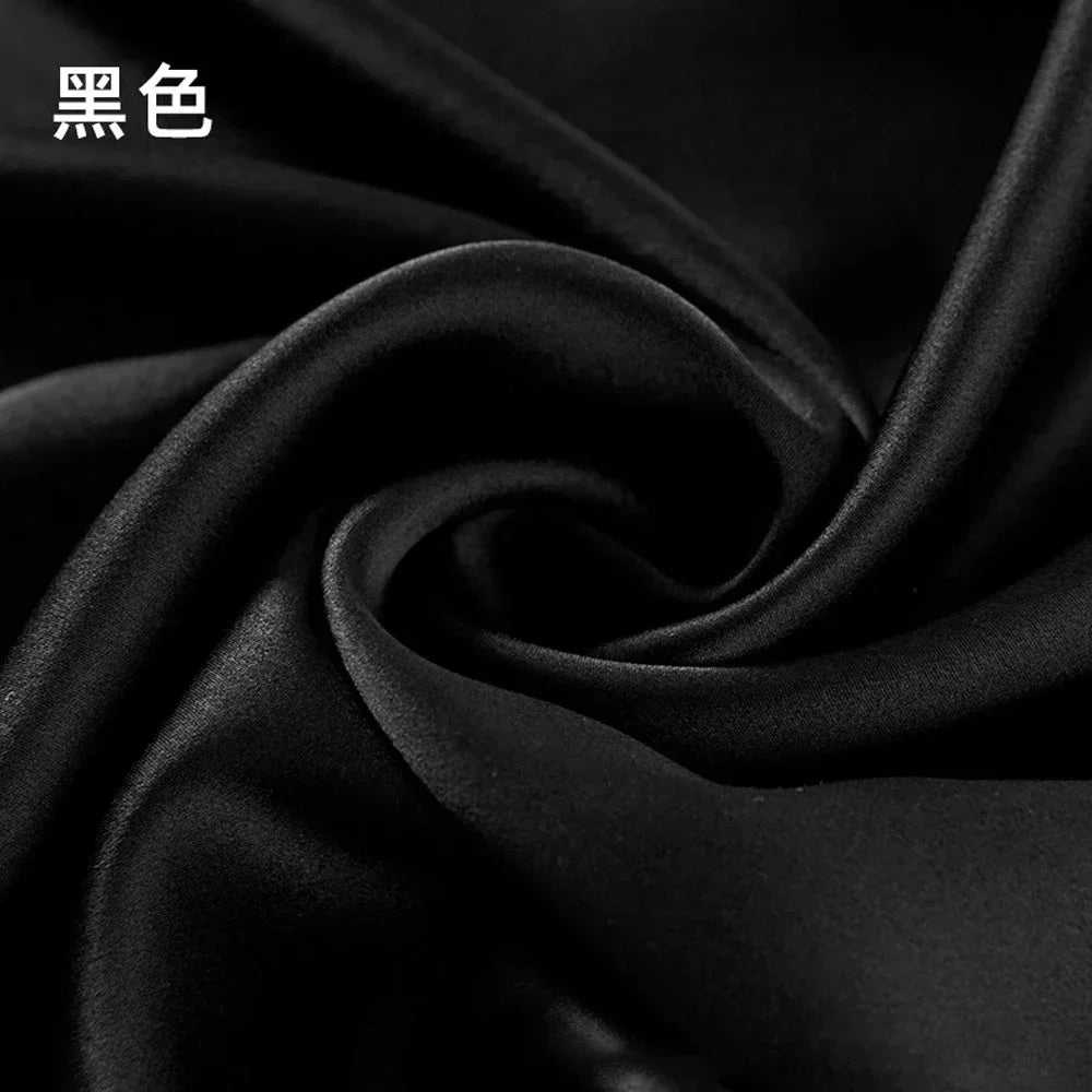 19 Momme Width 114cm 100% Pure Natural Mulberry Silk Fabric Make Clothing/Pillowcase/Eye Mask/Nightcap/Bedding/Pajamas Fabric