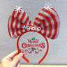 Navidad Bows Elastic Headbands for Adult Children's Hair Accessories Happy Christmas New Year Party Merry  Xmas Headdress Supply