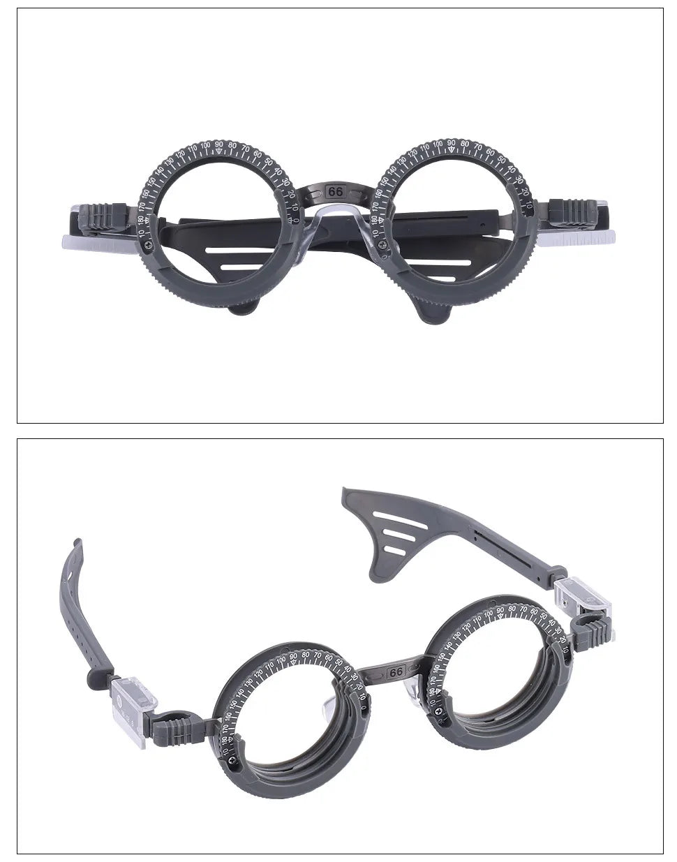 Pure Titanium Trial Frame Optometry Frame Multi Pupil Adjustable Lens Leg Eye Distance Measurement 3 Lenses By Dhoptical