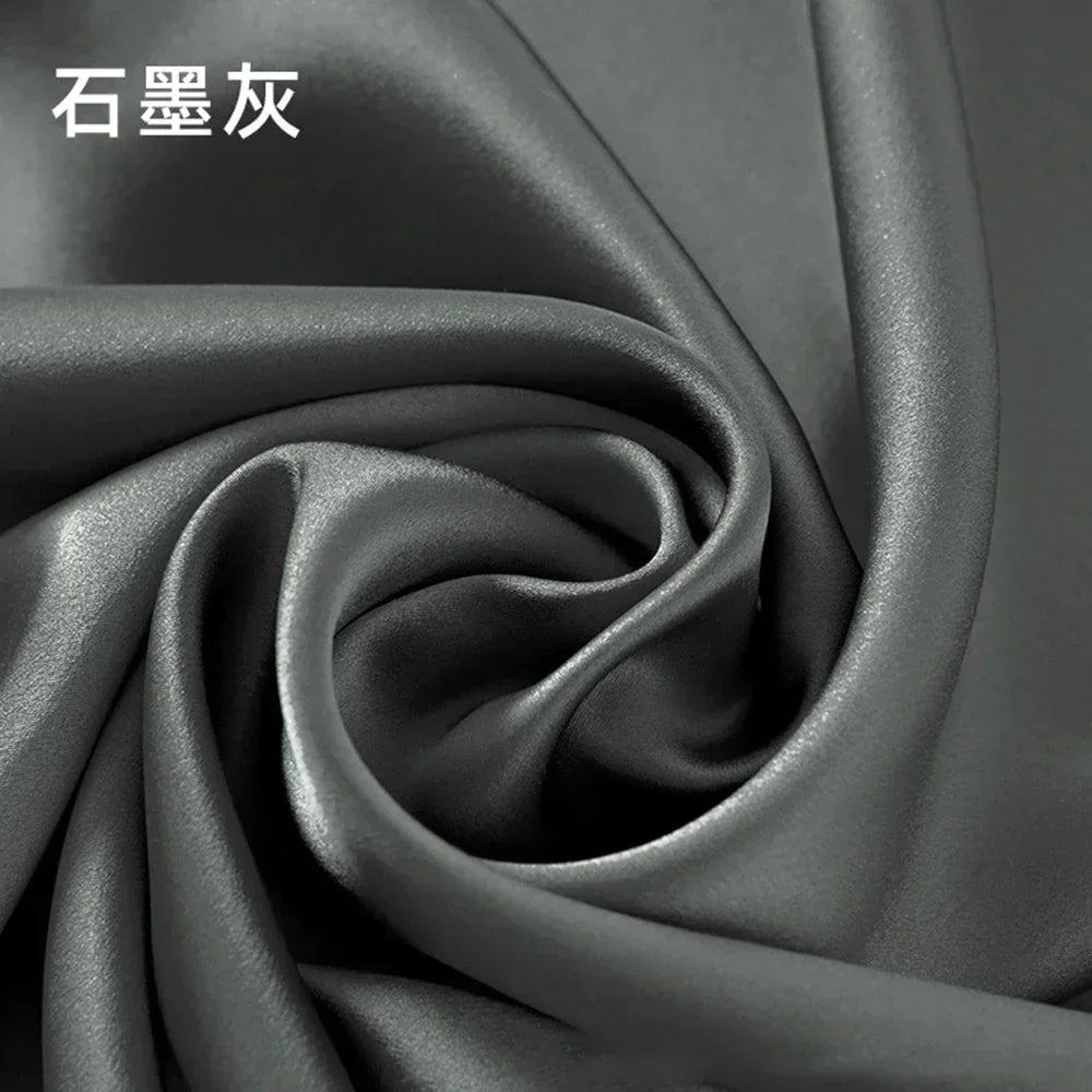 19 Momme Width 114cm 100% Pure Natural Mulberry Silk Fabric Make Clothing/Pillowcase/Eye Mask/Nightcap/Bedding/Pajamas Fabric