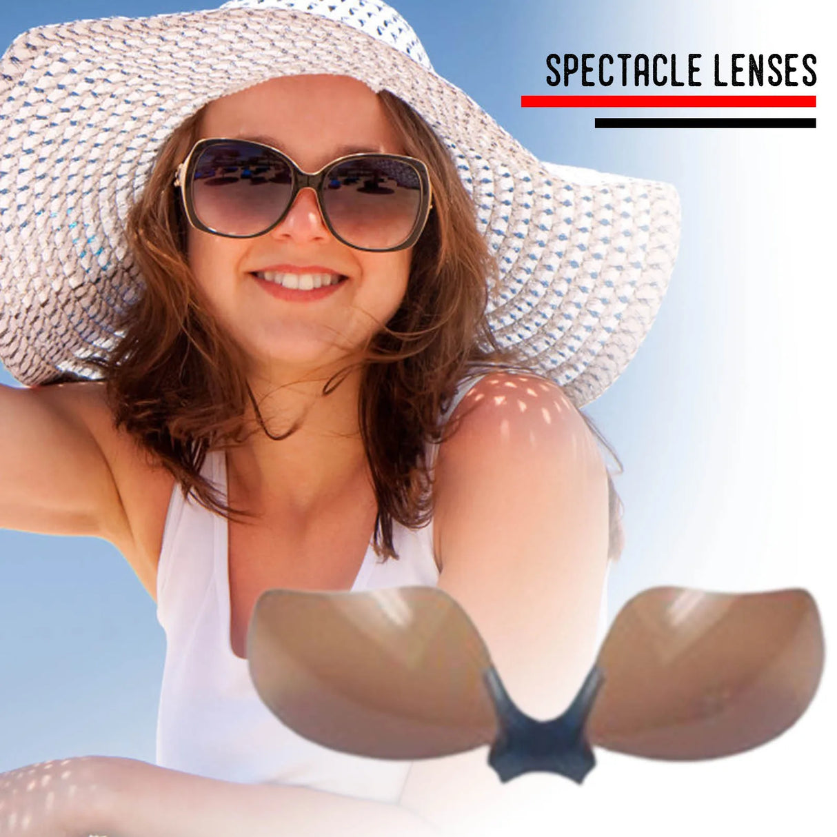 -compatible Radio Glasses Lenses Anti-glare and Ultraviolet Protection Lens for Outdoor Traveling Carry