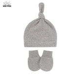Newborn Baby Hat with Gloves Autumn Winter Warm Cotton Kids Beanies Stuff Children Accessories Infant Nightcap 0-6 Months Babies