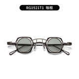 High quality pure titanium small glasses retro frame for men and women suction clip optical glasses frame for prescription glass