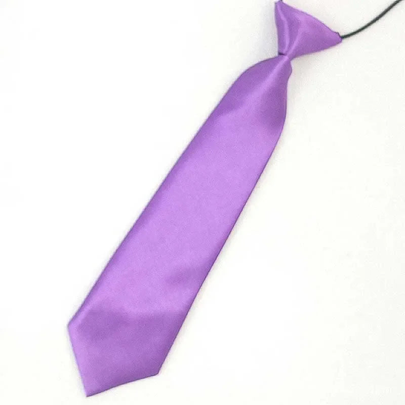 Kid Tie Solid classic NEW Ties Gift Fashion Wholesale Neckties Color Business Cravat Wedding Party Formal FA117