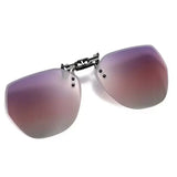 Oversized Polarized Clip-on Sunglasses Men Frameless Filter UV400 Protection Polygon Eyewear Clip Lens Sun Glasses