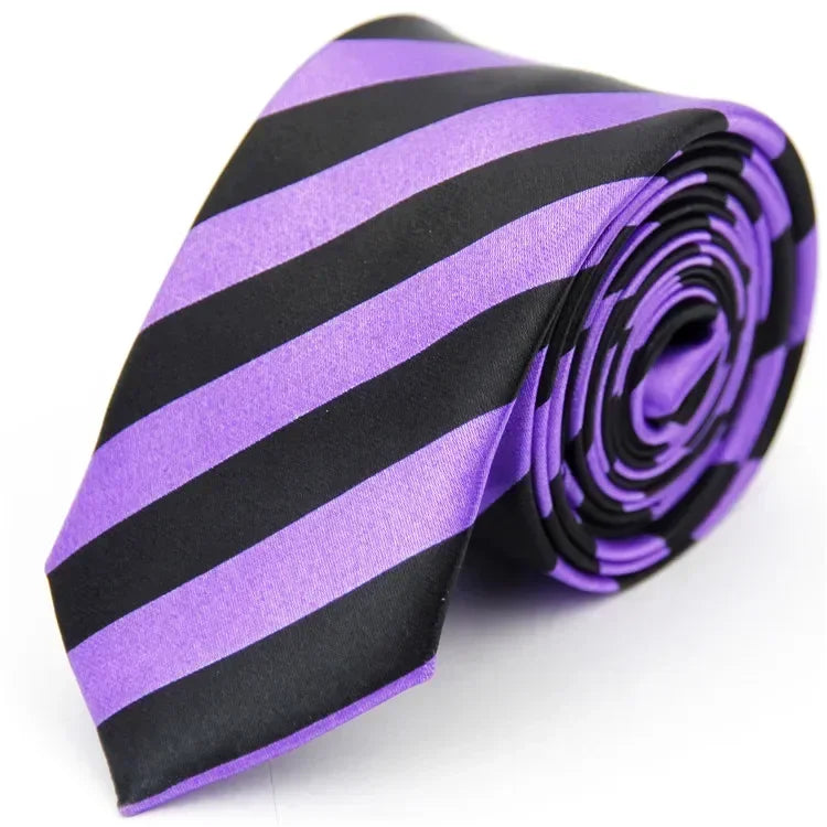 Narrow Ties for Men Women  5cm (2") Skinny Wedding Black Blue Red Pink White Purple Green Gray Piano Skull Slim Necktie