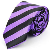 Narrow Ties for Men Women  5cm (2") Skinny Wedding Black Blue Red Pink White Purple Green Gray Piano Skull Slim Necktie