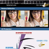 1.61 Single Vision Aspheric Optical Eyeglasses Lenses Prescription Lens Spectacles Frame AR Coating and Anti-Scratch Resistant