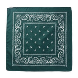 Fashion Hip Hop Bandana Kerchief Unisex Black Hair Band Neck Scarf Headwear Wrist Wraps Head Square Scarves Print Handkerchief