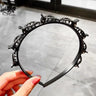 New Double Band Headbands for Women Hairstyle Fashion Non-Slip Hair Bands with Clips  Bezel Hair Hoop Hair Headwear 머리띠