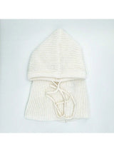 Winter Balaclava Hat for Men&Women Knitted Hooded Cap Outdoor Windproof Drawstring Hat One-Piece Neck Beanie Capofficial website