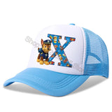 New Paw Patrol Kids Letters Baseball Caps Boys Cartoon Casuals Hat Children Sports Sun Hat Adjustable Peaked Cap Birthday Gifts