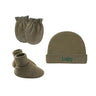Newborn Hat+Gloves+Socks Set for Baby Boy&Girl Cotton Fall Casual Photography Props Soft Headwear Infant Nightcap Fashion