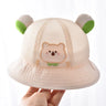 Baby Bucket Hat for Kids Spring Outdoor Boys Girls Sun Hat Summer Cute Frog Toddler Children Fisherman Cap Cotton Panama Bonnet