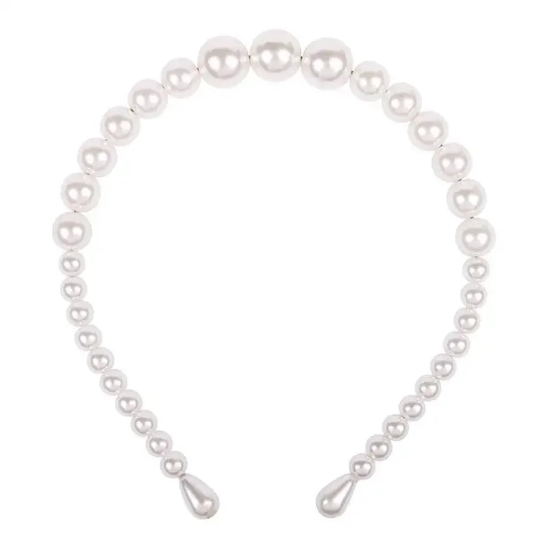 Big Pearls Hairbands Elegant Headband Women Headwear Cute Ear Hair Hoop for Girls Hair Accessories