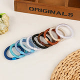 Hairbands, 10 Pack, Fashion, Solid Color, Braided Hairbands, Women, Soft Elastic, No Damage, Ponytail Hairbands