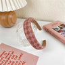 2022 Gentle Pink Womans Hairbands Girl Sweet Plush Wide Side Sponge Headband Hair Hoop Fashion Simple Solid Color Hair Accessory