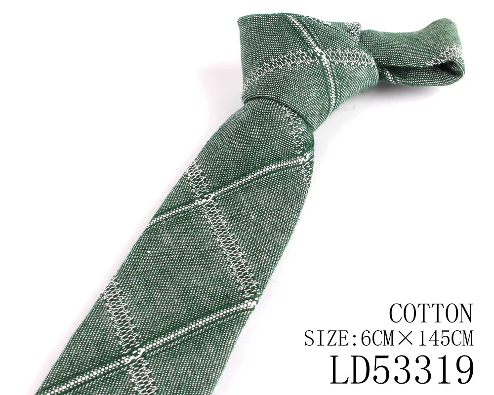 Green Color Neck Ties Casual Skinny Tie For Party Boys Girls Plaid Necktie Wedding Necktie For Groom Striped Neck Wear For Men