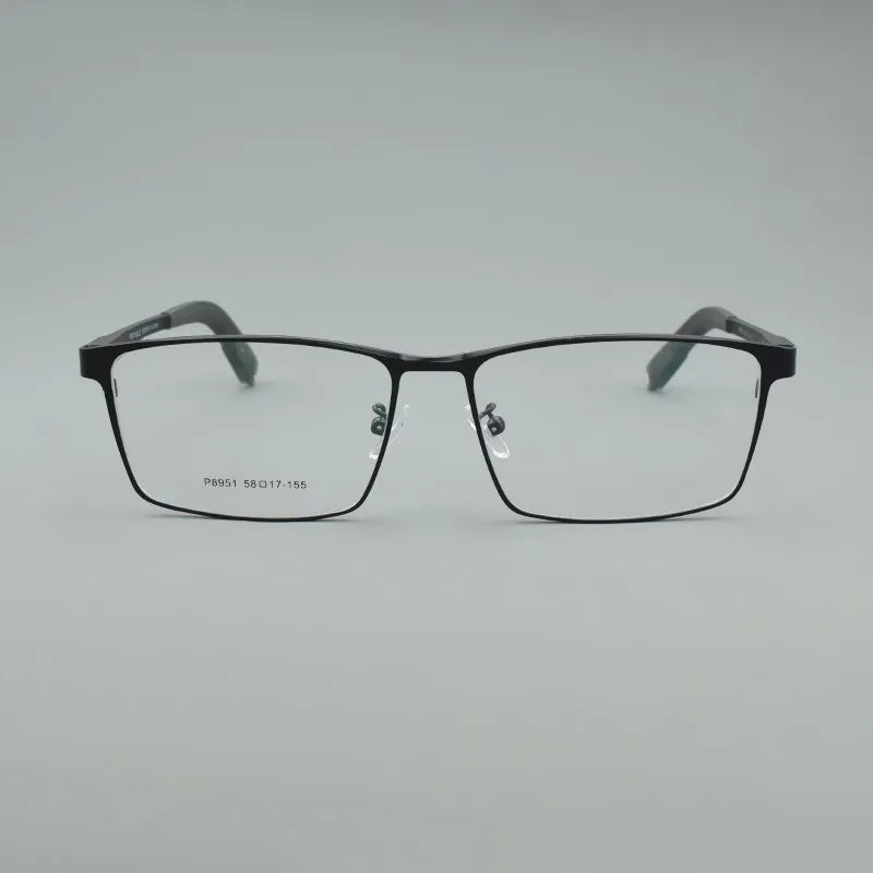 Titanium Alloy Glasses Frames Men Eyewear Optical Prescription Glasses Frame Large Face Eyeglasses square Myopia Retro spectacle