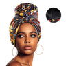 African Printed Satin-lined Turban Hat Women Fashion Dished Flower Hat All Kinds Of Popular Multifunction Wrap Head Ethnic Caps