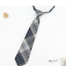 Lazy JK Ties Women Plaid Neck Tie Girls Japanese Style for Jk Uniform Cute Necktie Plaid Uniform School Accessories