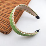 Fashion Headband Women Hair Bands Broadside Wool Raffia Cross Knot Headbands Girls Hair Band Hair Accessories Headwear