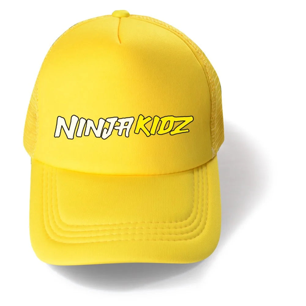 2024 New Cute NINJA KIDZ Baby Hat Kids Boy Adjustable Baseball Caps Boys Girls Hats Children Snapback Hip-Hop Sun Hat