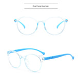 Blue Light Blocking Glasses for Kids Computer Glasses Silicone Frame Clear Lens Girl Boy Video Gaming Children Safety Eyewear